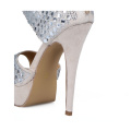 New Collection High Heel Ladies Shoes with Diamond (HS17-074)